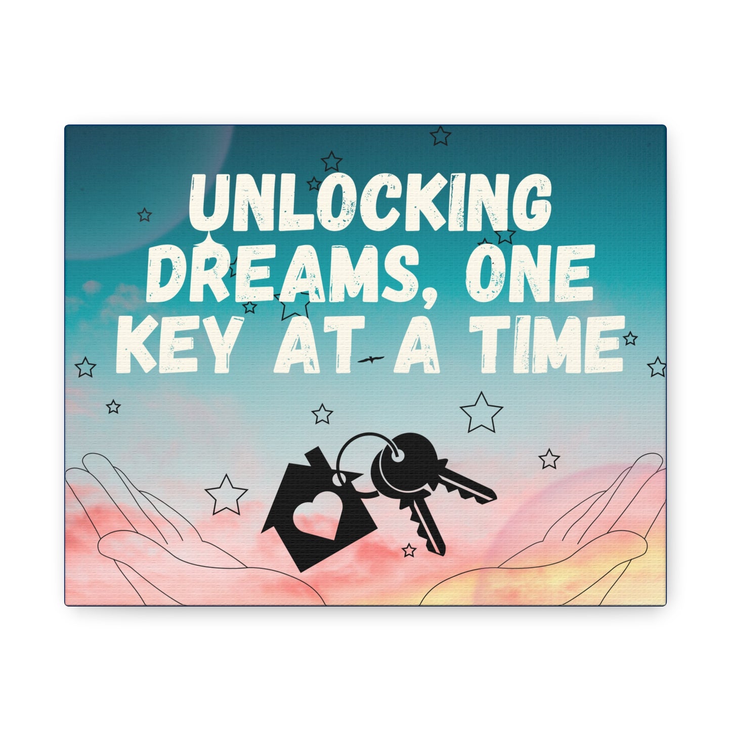 Unlocking Dreams Canvas