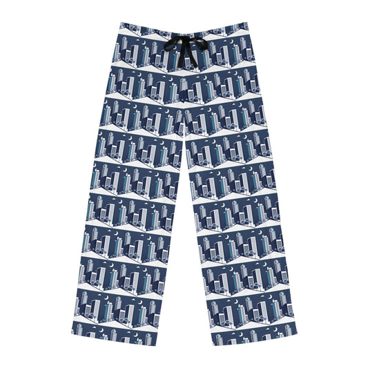 Nighttime in the City Men's Pajama Pants (AOP)