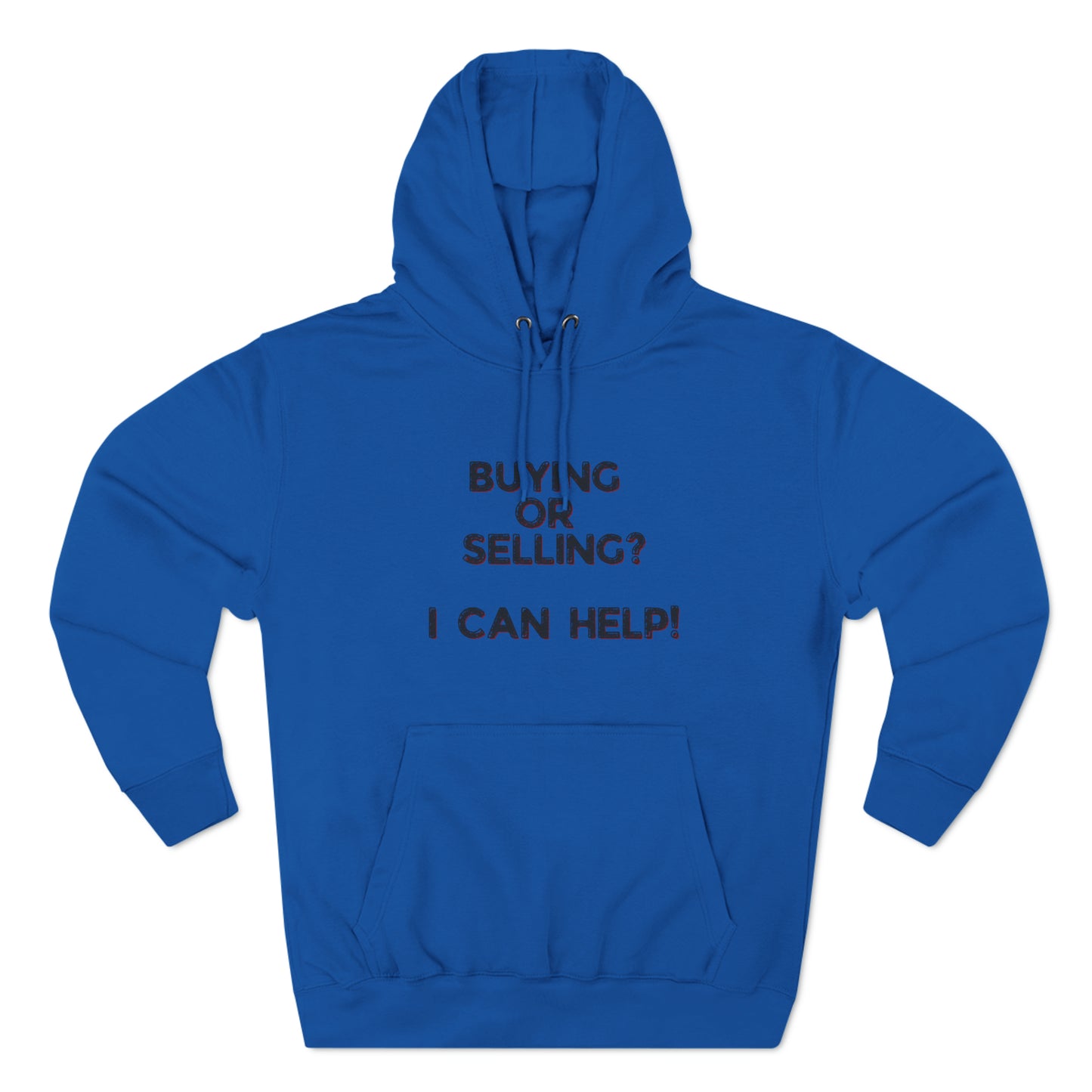 Custom Real Estate Agent Hoodie - QR Code Back