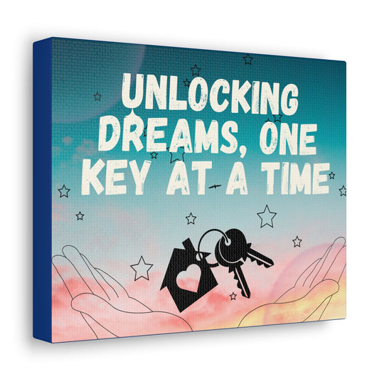 Unlocking Dreams Canvas