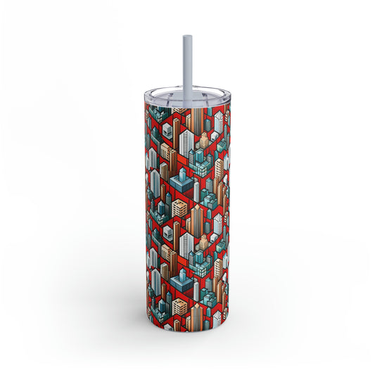 City Life! - Maars Maker Skinny Matte Tumbler, 20oz