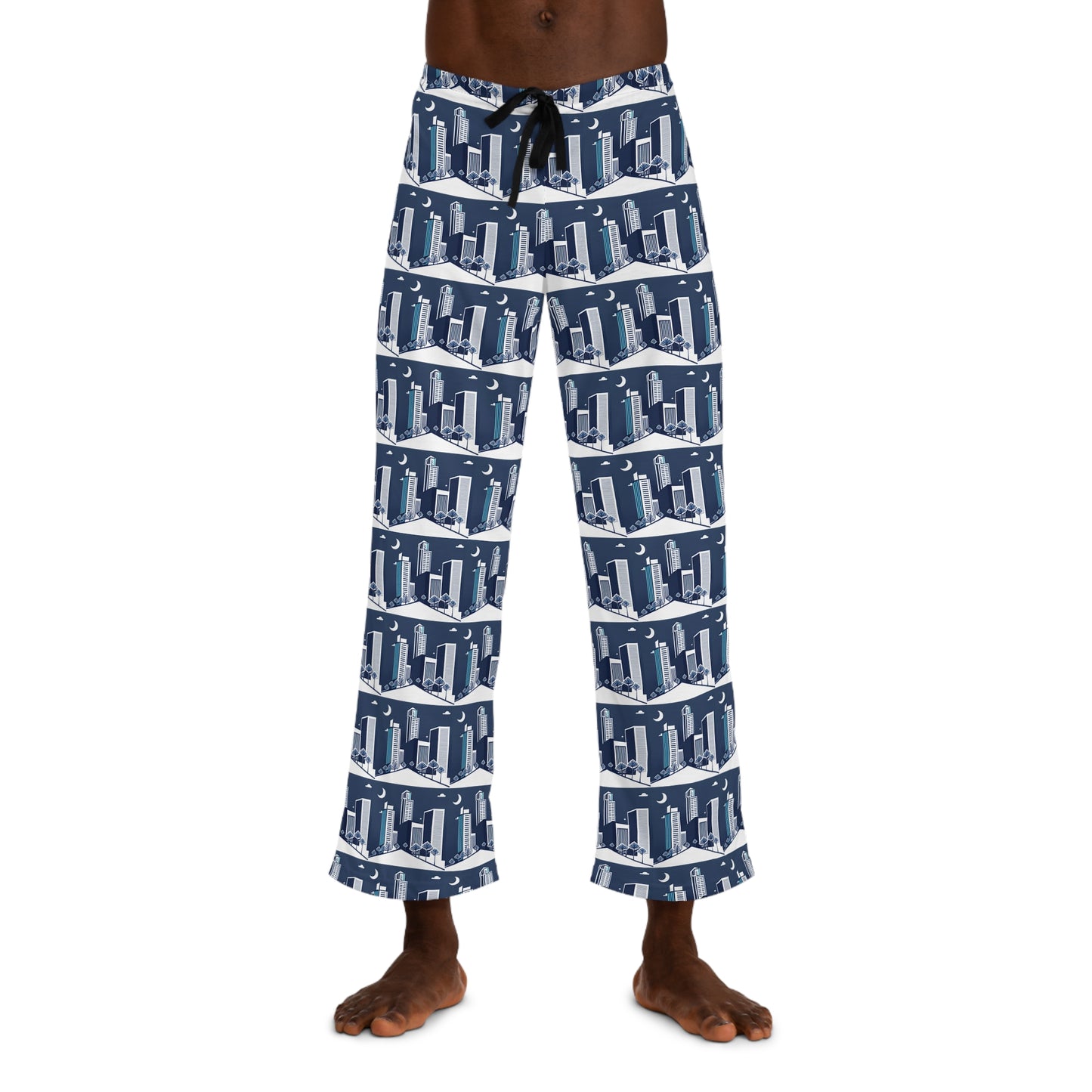 Nighttime in the City Men's Pajama Pants (AOP)