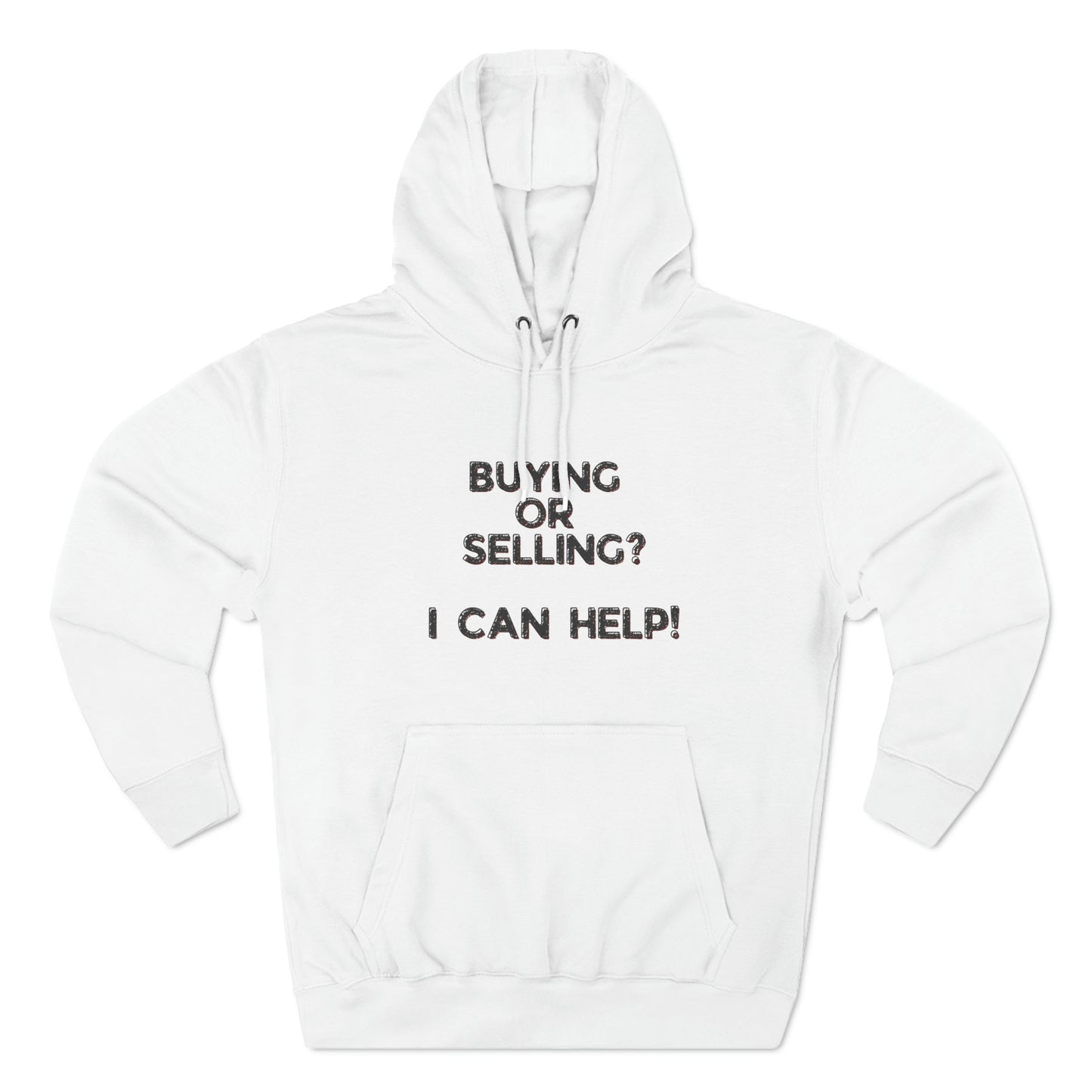 Custom Real Estate Agent Hoodie - QR Code Back