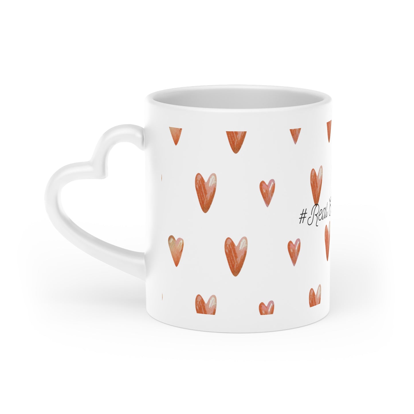 Essential Mug w/ Heart-Shaped Handle - Perfect Gift - Unique Mug